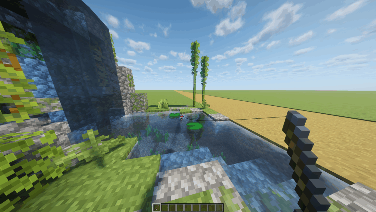 のんびり釣りを楽しむ。