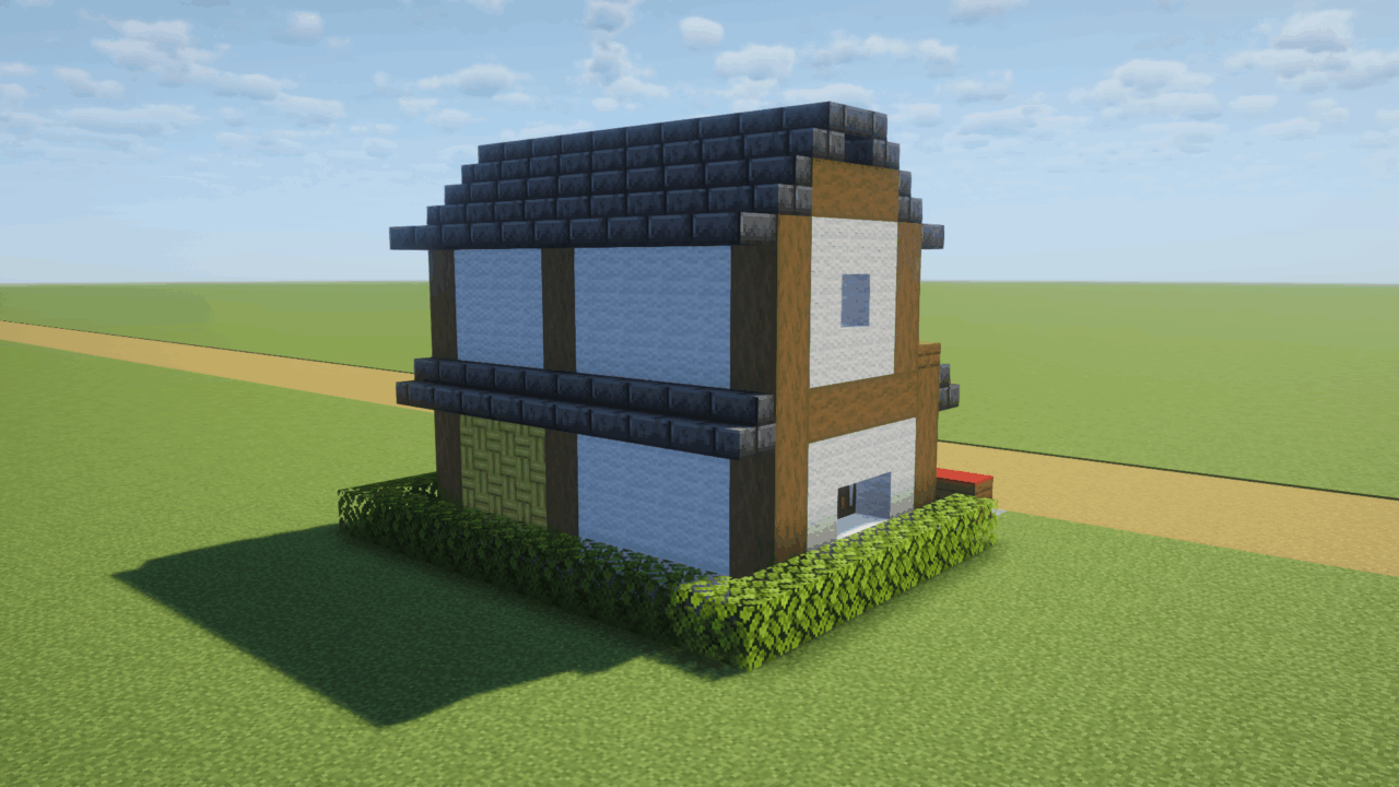 和菓子屋さん。背面から。