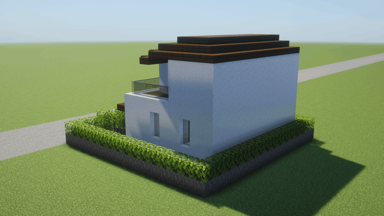 大き目ベランダの一軒家。背面から