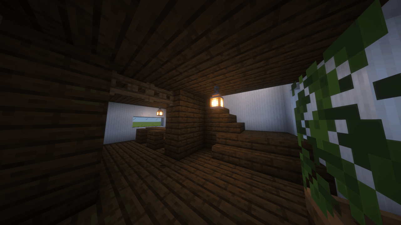 内装1階。階段スペース