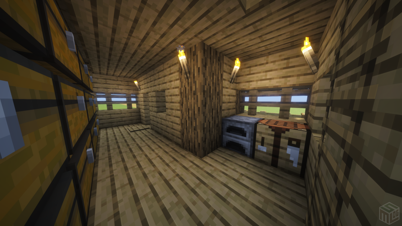 内装1階。作業場と倉庫。