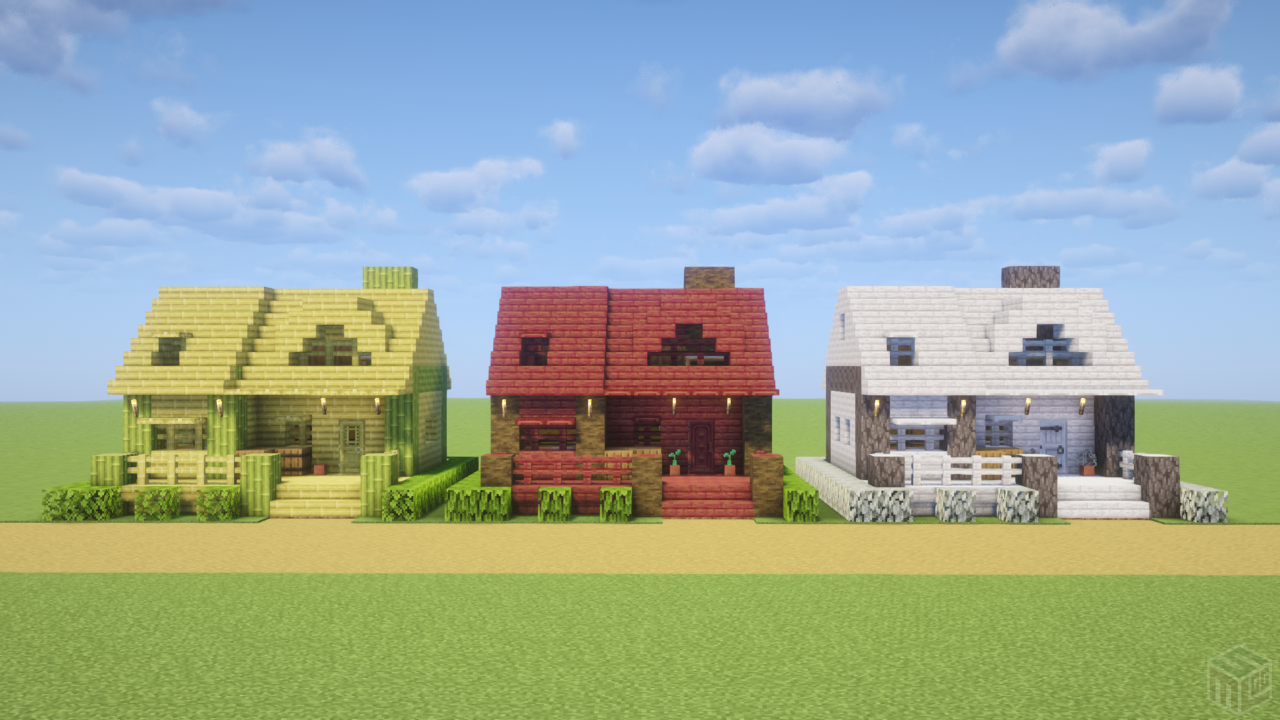 木のバリエーション例。竹、マングローブ、ペールオーク