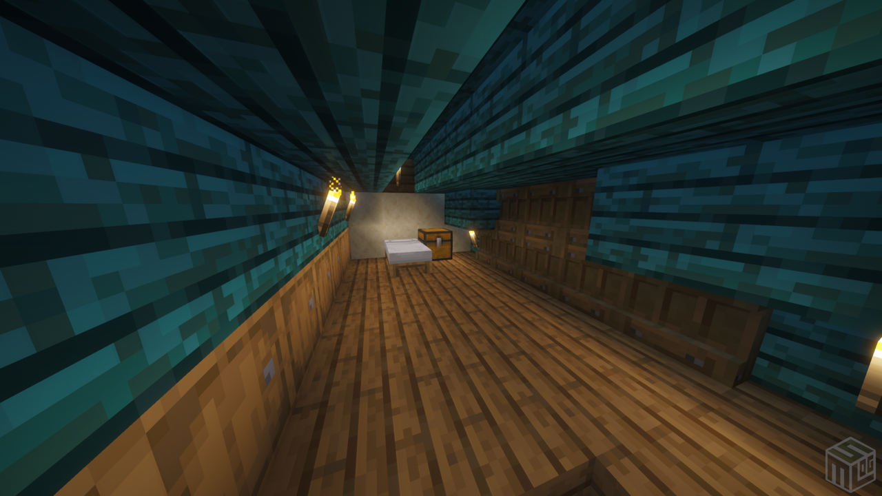 内装2階。屋根裏部屋