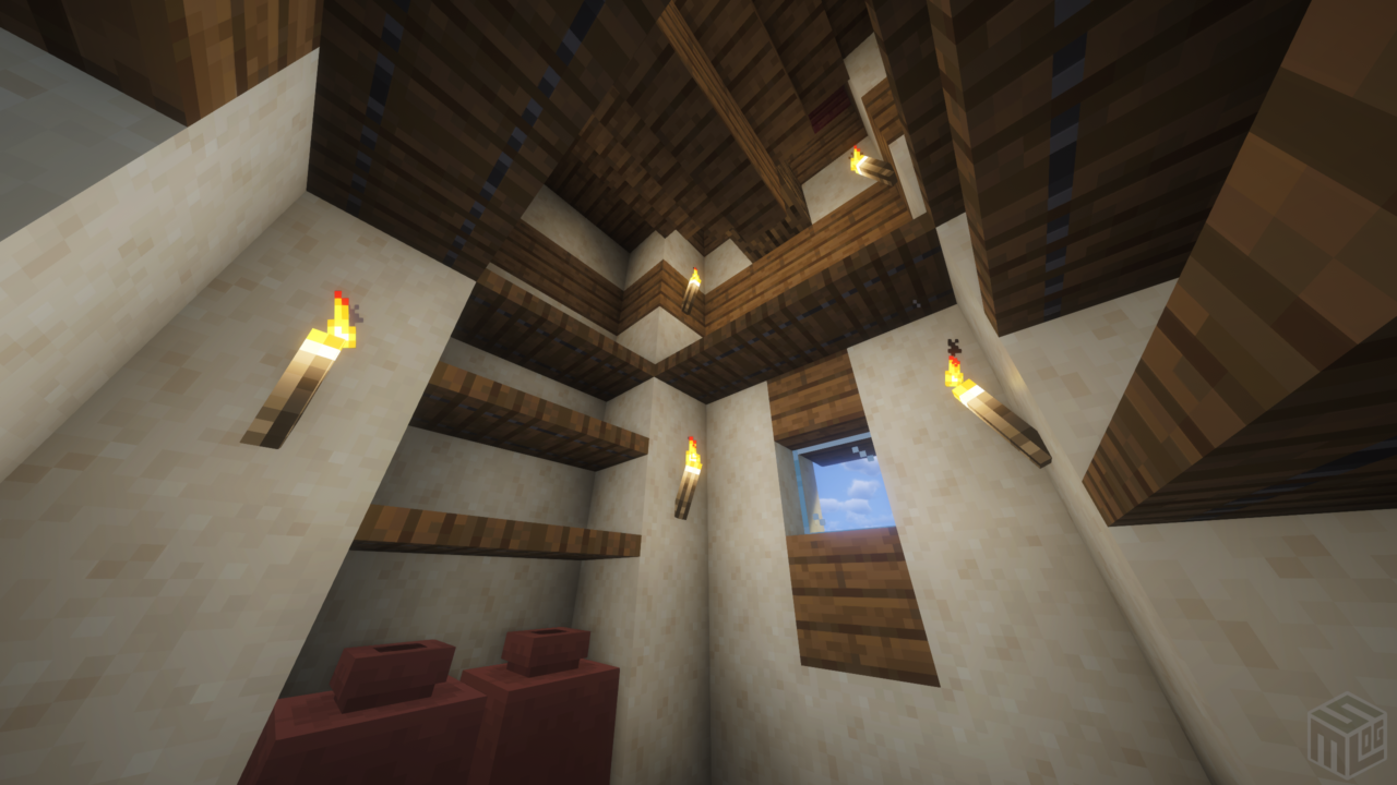 内装。簡易な倉庫