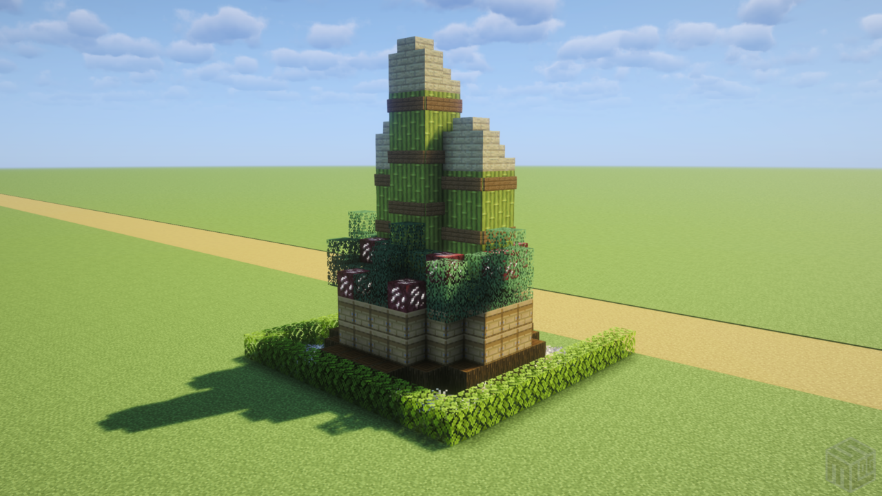 お正月の門松。背面から