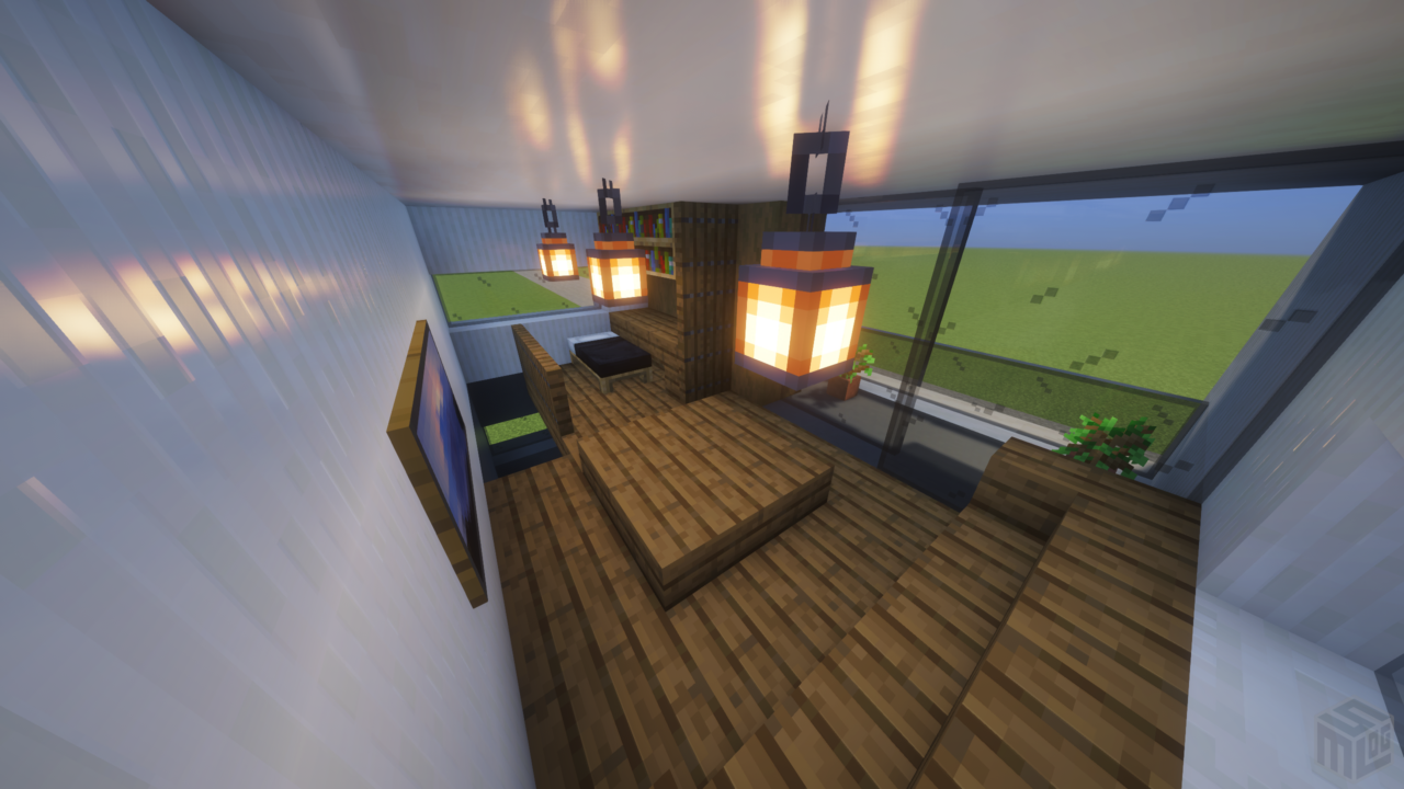 内装2階。リビングと居室