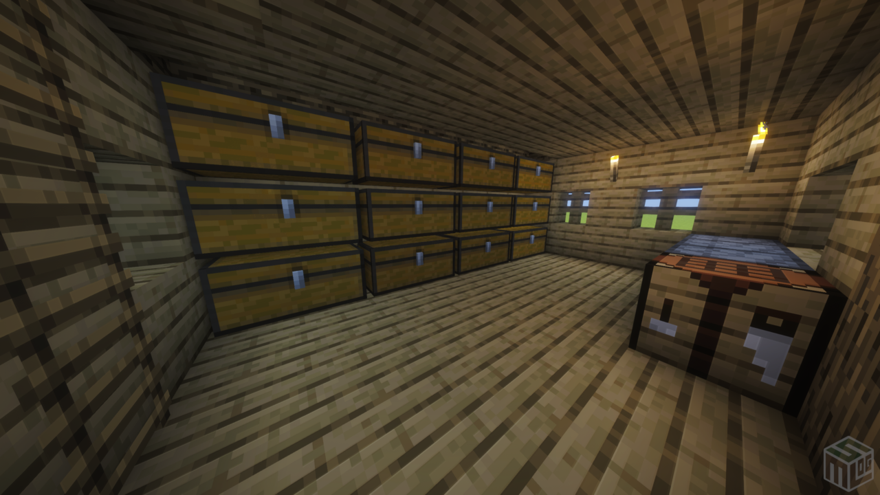 内装1階。倉庫と作業場