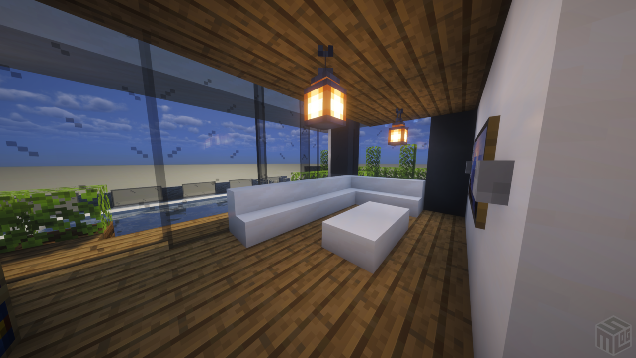 内装。リビングルーム